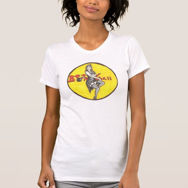 T-shirt bombe de Betty des femmes (Devant)