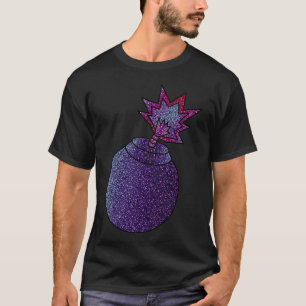 T-shirt Bombe de Parties scintillant de Galaxie