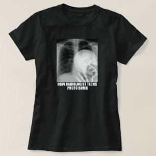 T-SHIRT BOMBE DE PHOTO DE RADIOLOGUE