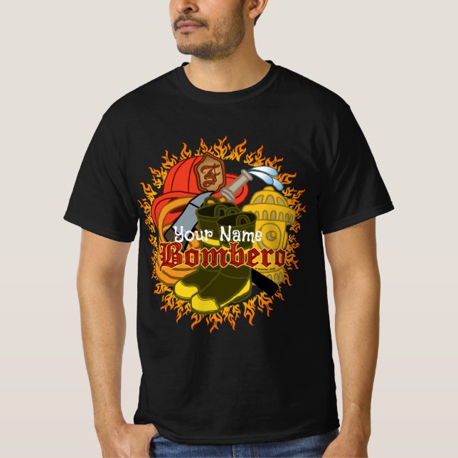T-shirt Bombero Firefighter  (Devant)