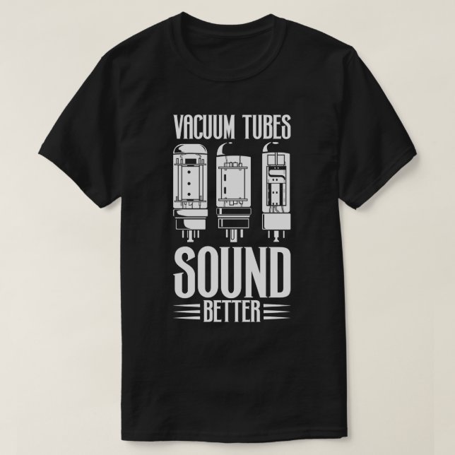 T-shirt Bombes à vide sonorités de meilleurs tubes (Design devant)
