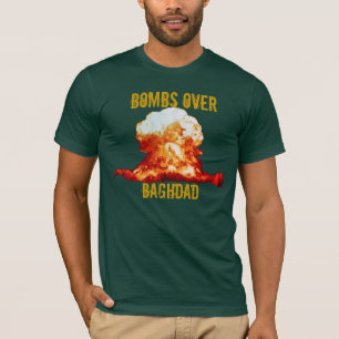 T-shirt Bombes au-dessus de chemise de Bagdad