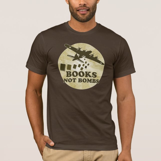 T-shirt Bombes de livres pas (Devant)