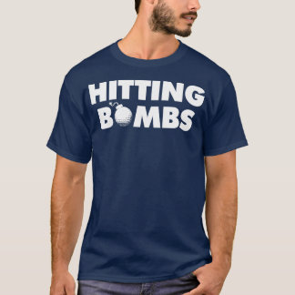 T-shirt Bombes frappées Noir
