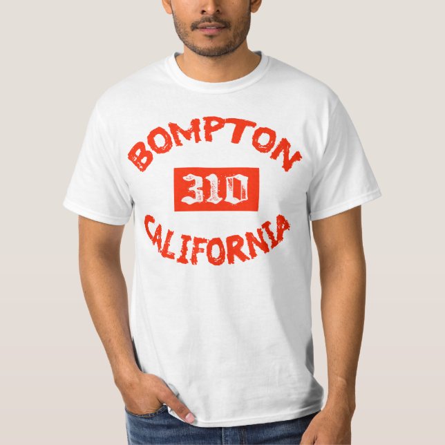 T-shirt Bompton, Californie (Devant)