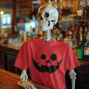 T-shirt Bon costume de visage Citrouille