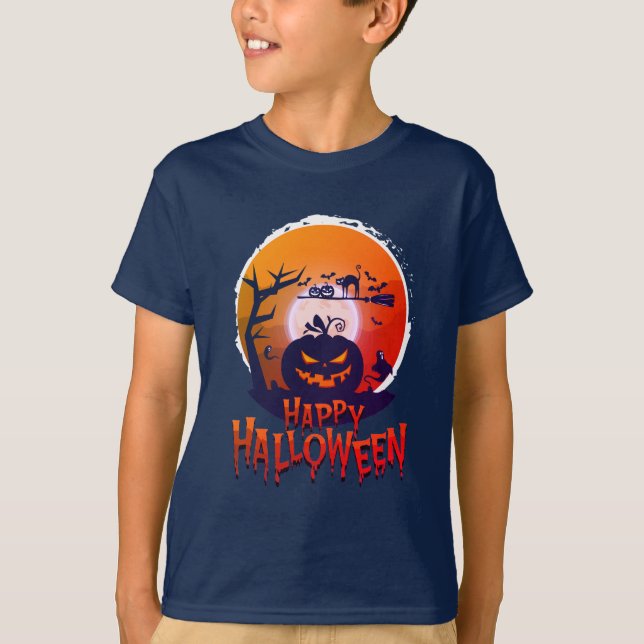 T-shirt Bon costume d'Halloween (Devant)