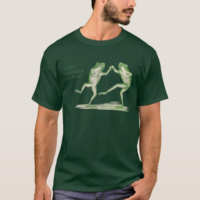 T-shirt Bon cru de danse de grenouilles de temps (Devant)