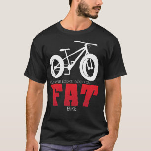 T-shirt Bon frein pour motard gras