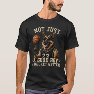 T-shirt Bon garçon seau getter Basketball Berger allemand 