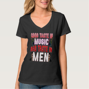 T-shirt Bon Goût En Musique Mauvais Goût En Hommes Sarcasm