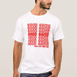 T-shirt Bon Jeu Bonne Chance Se Amusent, Vidéo Jeu Cadeaux