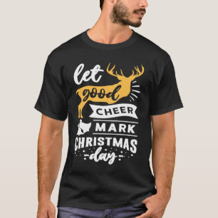 T-shirt Bon Joyeux Mark Noël Jour Noël Fête de Noël