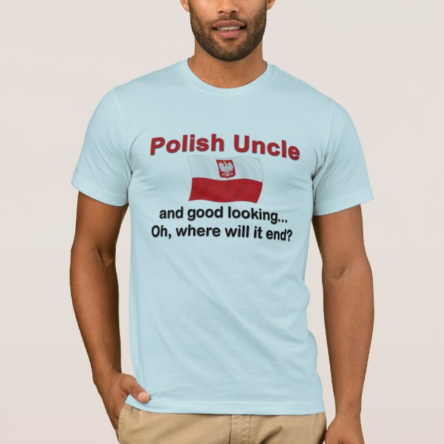 T-shirt Bon oncle polonais de Lkg (Devant)