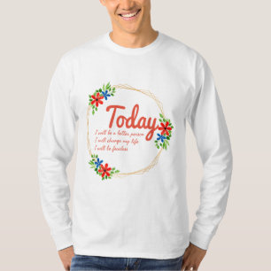 T-shirt bon positif citations de bonnes vidéos succès