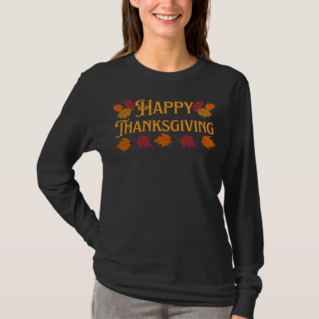 T-shirt bon thanksgiving (Devant)