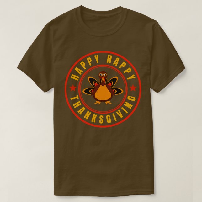 T-SHIRT BON THANKSGIVING 2 (Design devant)