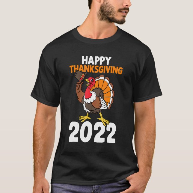 T-shirt Bon thanksgiving 2022 Automne Automne Automne Y'al (Devant)
