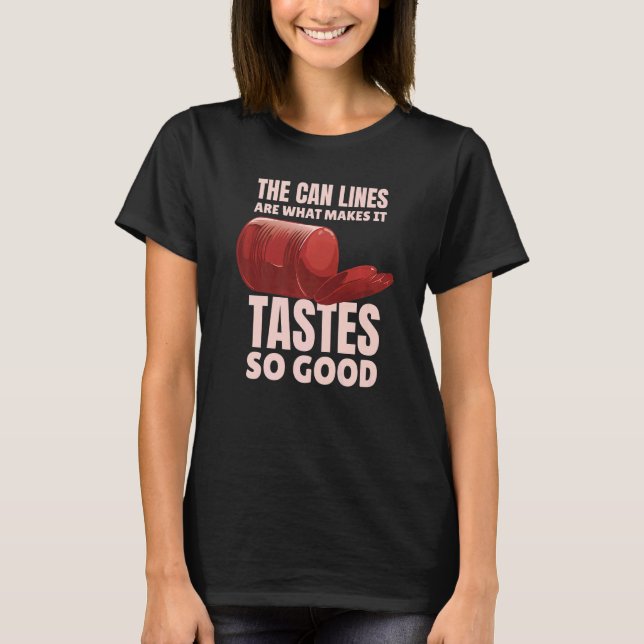 T-shirt Bon thanksgiving à la gelée à la sauce canneberge (Devant)