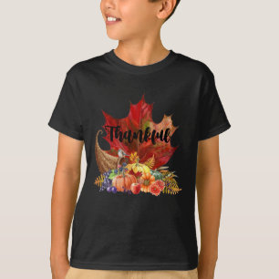T-shirt Bon thanksgiving Automne Automne Maple Feuilles Th