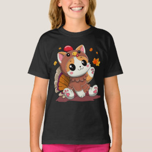 T-shirt Bon thanksgiving Chat Fête de la Turquie automne
