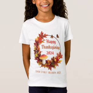 T-Shirt Bon thanksgiving des feuilles d'automne personnali