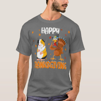 T-shirt Bon thanksgiving Drôle Guinéen Cochon