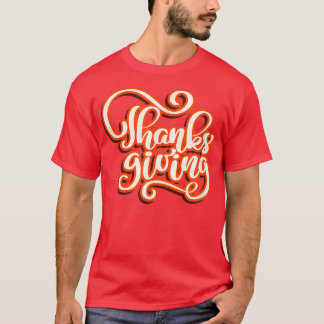 T-shirt Bon thanksgiving essai conception de vacances