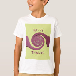T-shirt Bon thanksgiving Golden Jaune tourbillon design.pn