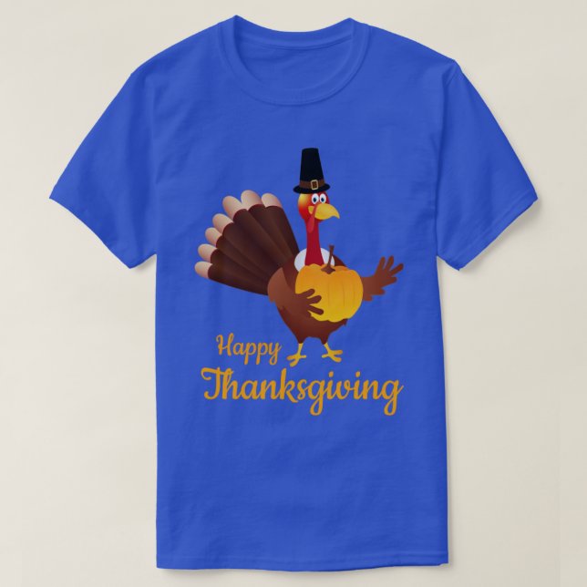 T-shirt Bon thanksgiving jour1 (Design devant)