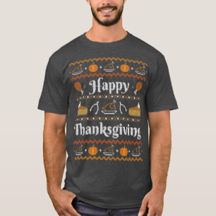 T-shirt Bon thanksgiving laid Sweater Style Happy Holida