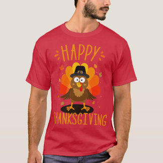 T-shirt Bon thanksgiving pour dîner en famille de dinde