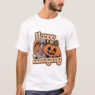 T-shirt Bon thanksgiving pour dîner en famille de la fête