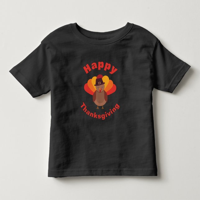 T-shirt bon thanksgiving Turquie (Devant)