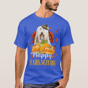 T-shirt Bon thanksgiving Turquie Portée Collie Automne Pom