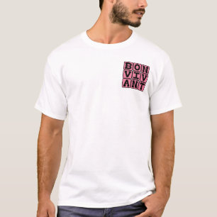 T-shirt Bon Vivant, Foie de la Bonne Vie Phrase latine