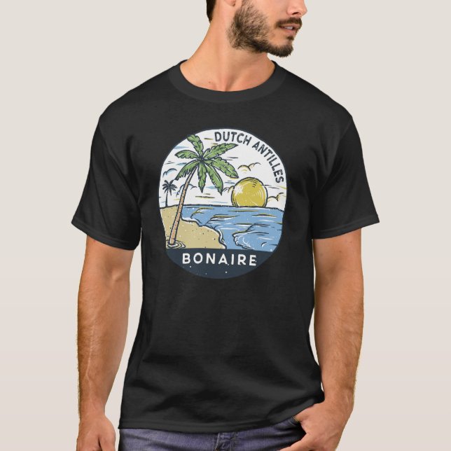 T-shirt Bonaire Antilles néerlandaises Vintage (Devant)