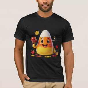 T-shirt Bonbon Kawaii Maïs au Caramel de Pomme et à l'Auto