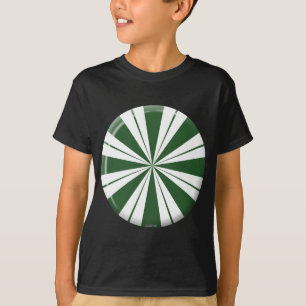 T-shirt Bonbon rayé à la menthe verte