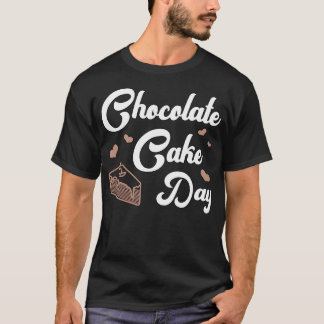 T-shirt Bonbons Chocolat Jour de gâteau Sucré Dessert Cade