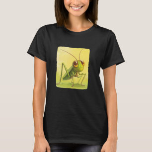 T-shirt Bondir avec ce design de sauterelle mignon