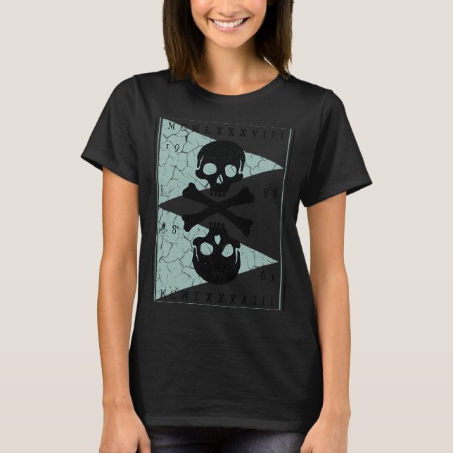 T-shirt Bones and Skulls Pirate (Devant)