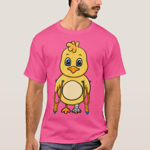 T-shirt Bones brisées de poulet Redressement des blessures
