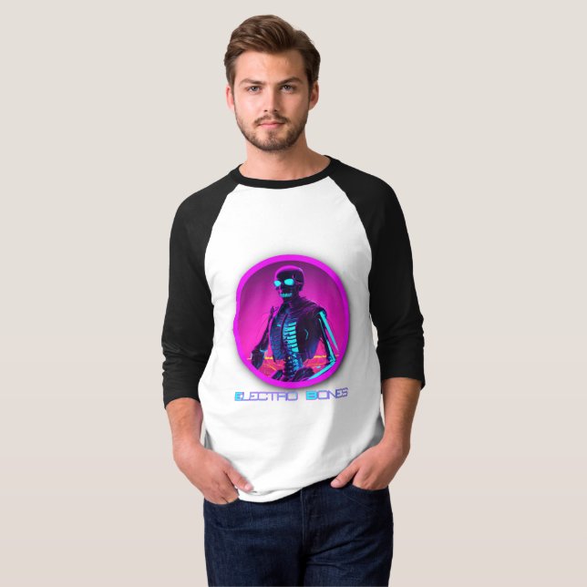 T-shirt Bones électriques (Devant entier)