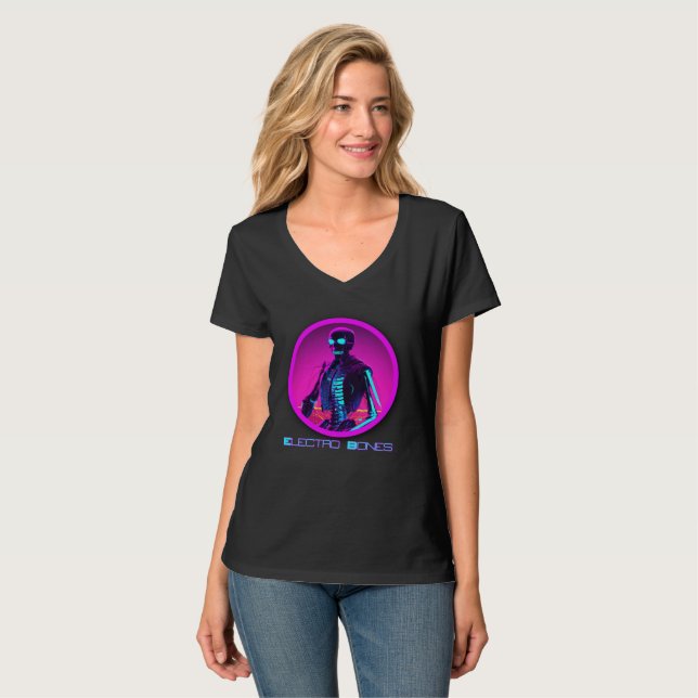 T-shirt Bones électriques (Devant entier)