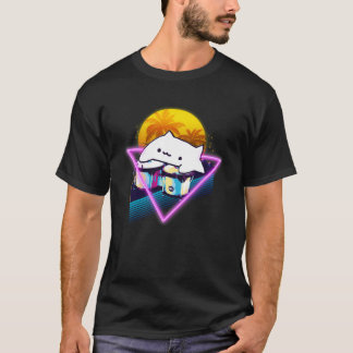 T-shirt Bongo Chat Retro 80s Vaporwave Style Outrun