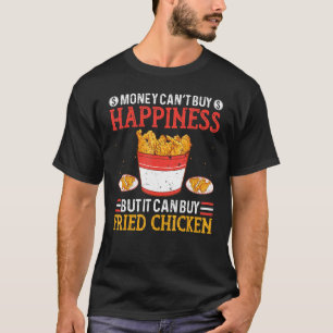 T-shirt Bonheur du poulet frit Foodaholic Mode de vie Nour