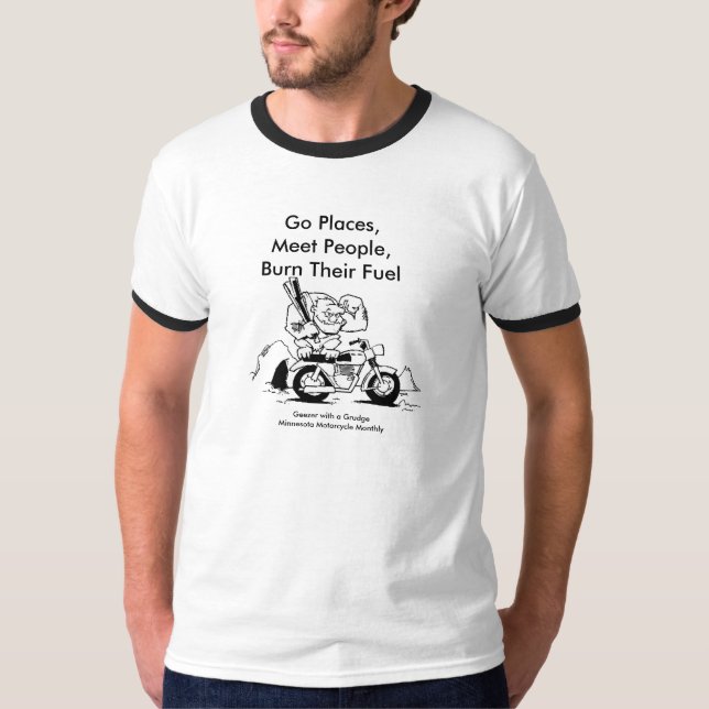 T-shirt Bonhomme avec une rancune (Devant)