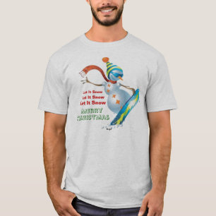 T-shirt - bonhomme de neige de Noël de