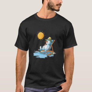 T-shirt Bonhomme de neige de vacances drôle pour les amate
